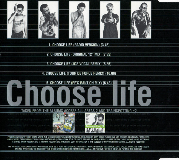 PF Project Featuring Ewan McGregor - Choose Life | Positiva (CDTIV 84) - 2