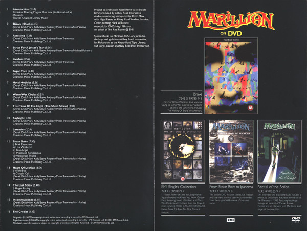 Marillion - Live From Loreley | EMI (7243 5 99726 9 5) - 2