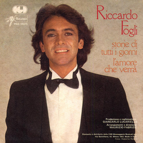 Riccardo Fogli - Storie Di Tutti I Giorni | Paradiso (PRD 10375) - main