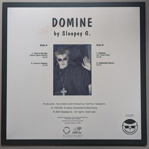 Sloopey G. - Domine | THANK YOU (THANKYOU039) - 2