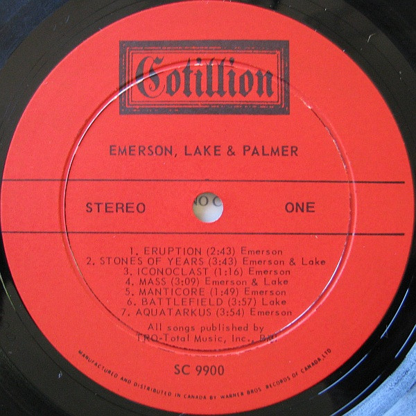 Emerson, Lake & Palmer - Tarkus | Cotillion (SD 9900) - 4