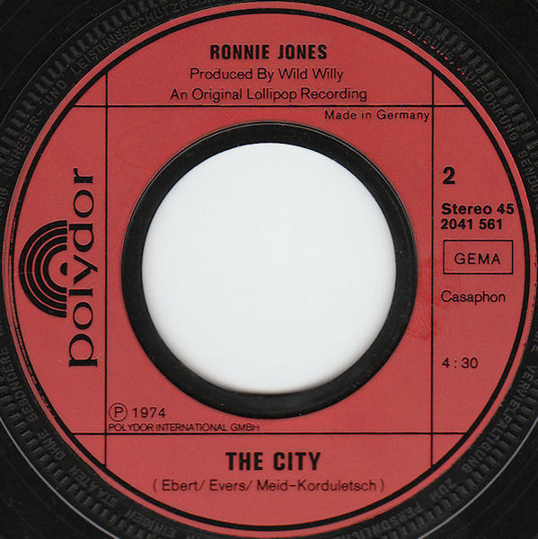 Ronnie Jones - Rock Your Baby | Polydor (2041 561) - 4