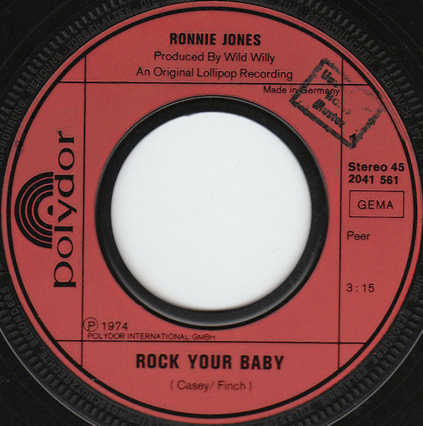 Ronnie Jones - Rock Your Baby | Polydor (2041 561) - 3