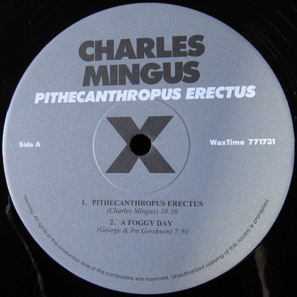 Charles Mingus - Pithecanthropus Erectus | WaxTime (771731) - 3