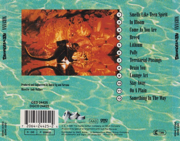 Nirvana - Nevermind | DGC (GED 24425) - 2