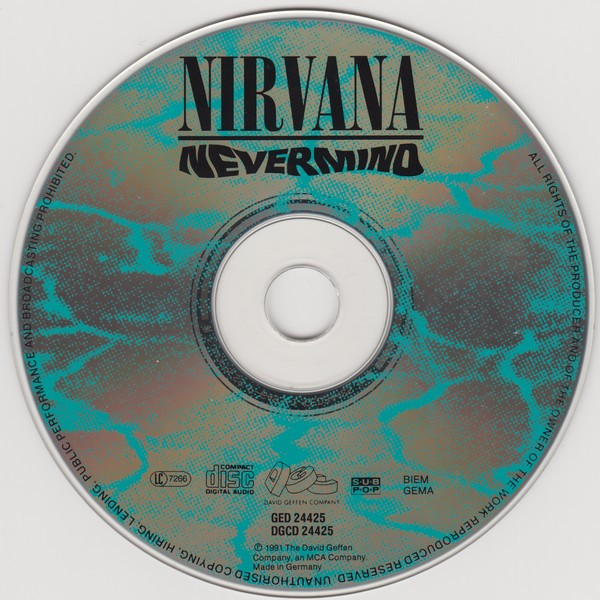 Nirvana - Nevermind | DGC (GED 24425) - 3