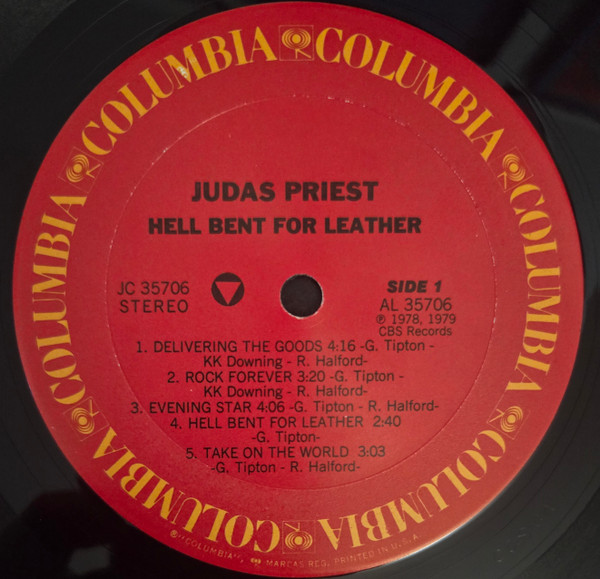 Judas Priest - Hell Bent For Leather | Columbia (35706) - 3 Judas Priest - Hell Bent For Leather | Columbia (35706) - 3