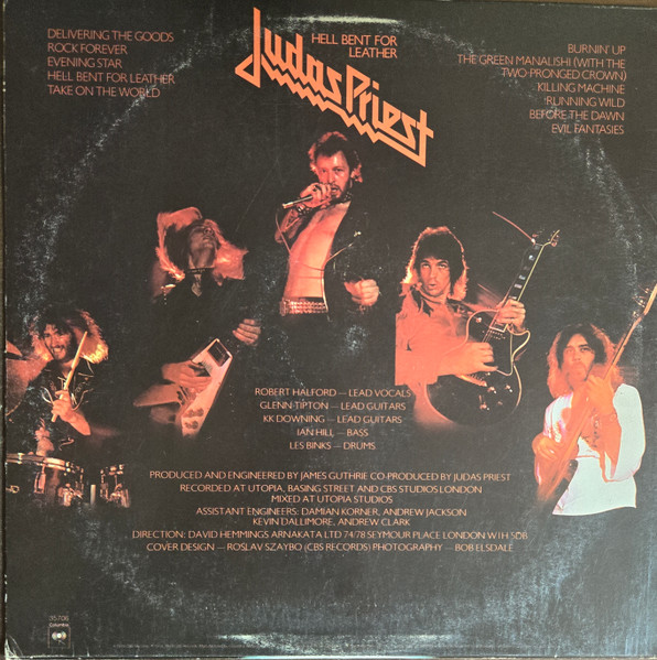 Judas Priest - Hell Bent For Leather | Columbia (35706) - 2 Judas Priest - Hell Bent For Leather | Columbia (35706) - 2