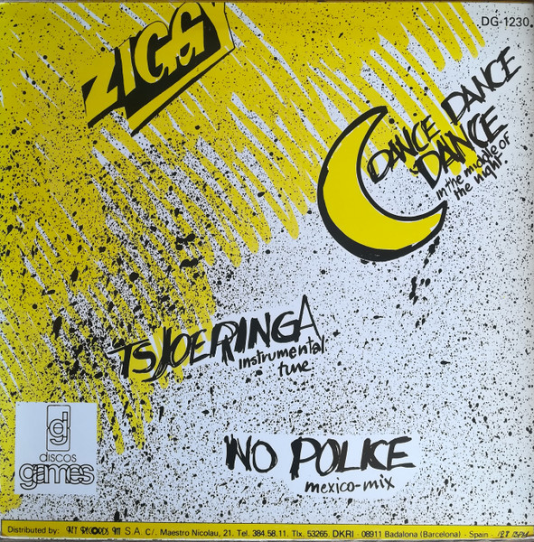 Ziggy - Dance, Dance, Dance In The Middle Of The Night | Discos Games (DG-1230) - 2