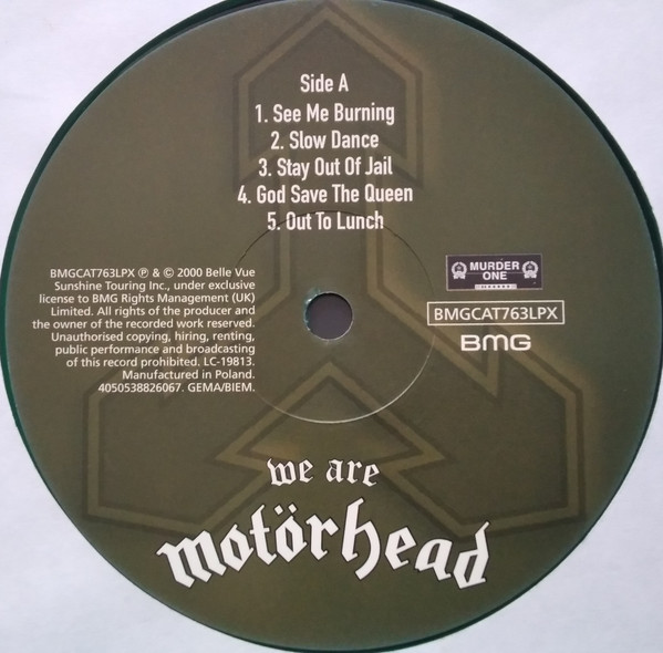 Motörhead - We Are Motörhead | Murder One (BMGCAT763LPX) - 2 Motörhead - We Are Motörhead | Murder One (BMGCAT763LPX) - 2