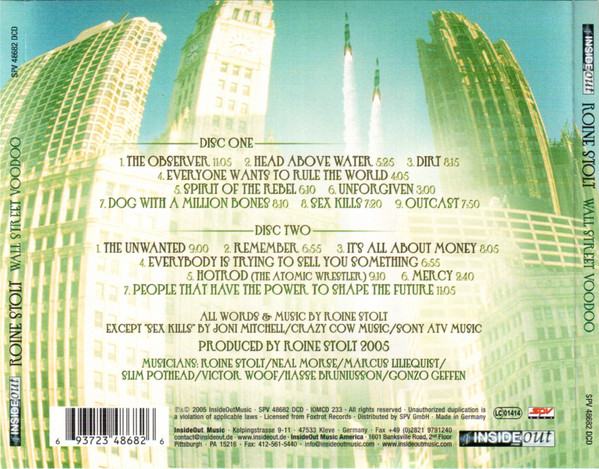 Roine Stolt - Wall Street Voodoo | Inside Out Music (IOMCD 233) - 2