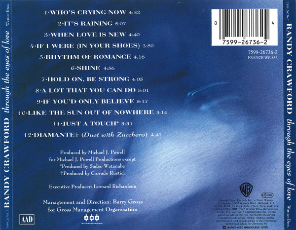 Randy Crawford - Through The Eyes Of Love | Warner Bros. Records (7599-26736-2) - 2
