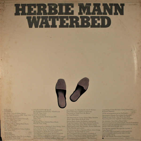 Herbie Mann - Waterbed | Atlantic (SD 1676) - 2