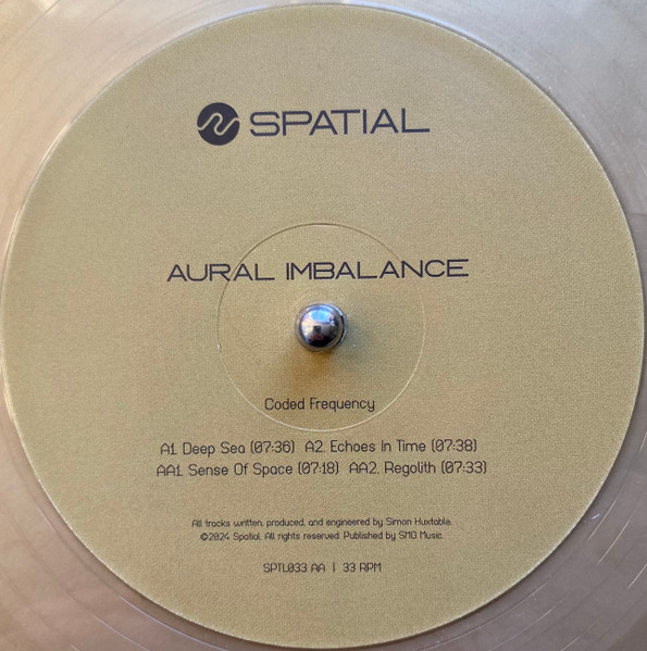 Aural Imbalance - Coded Frequency | Spatial (SPTL033) - main Aural Imbalance - Coded Frequency | Spatial (SPTL033) - main