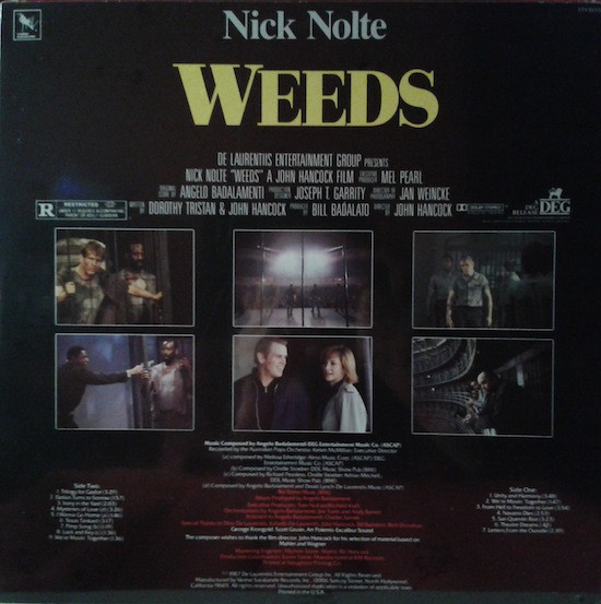 Angelo Badalamenti - Weeds (Original Motion Picture Soundtrack) | Varèse Sarabande (STV 81350) - 2