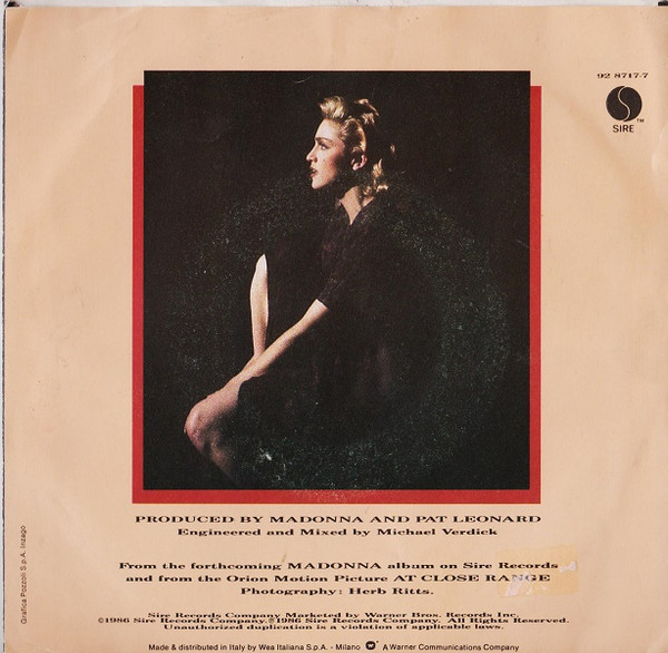 Madonna - Live To Tell | Sire (92 8717-7) - main