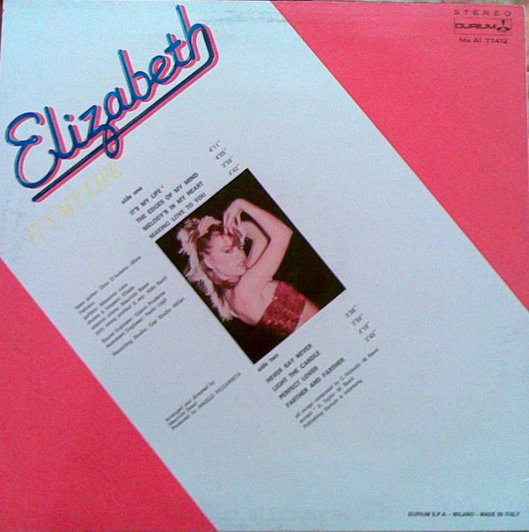Elizabeth - It's My Life | Durium (ms AI 77412) - 2 Elizabeth - It's My Life | Durium (ms AI 77412) - 2