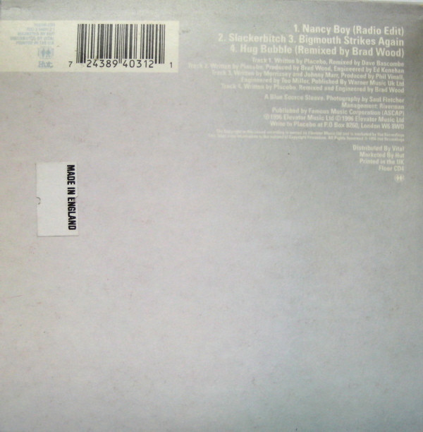 Placebo - Nancy Boy | Elevator Music (FLOOR CD4) - 2