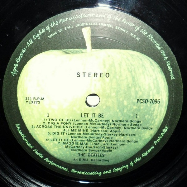 The Beatles - Let It Be | Apple Records (PCSO 7096) - 2