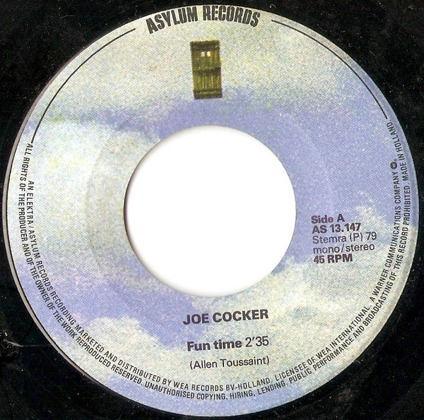 Joe Cocker - Fun Time | Asylum Records (AS 13.147) - 3 Joe Cocker - Fun Time | Asylum Records (AS 13.147) - 3