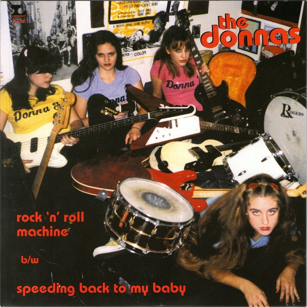 The Donnas - Rock 'N' Roll Machine b/w Speeding Back To My Baby | Lookout! Records (lk 196) - main The Donnas - Rock 'N' Roll Machine b/w Speeding Back To My Baby | Lookout! Records (lk 196) - main