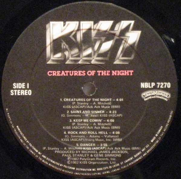 Kiss - Creatures Of The Night | Casablanca (NBLP 7270) - 3 Kiss - Creatures Of The Night | Casablanca (NBLP 7270) - 3