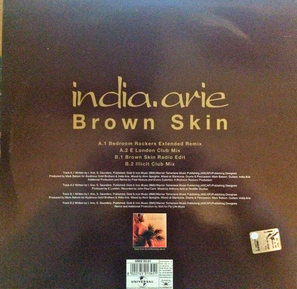 India.Arie - Brown Skin | Universal (UNIV 03.01) - 2