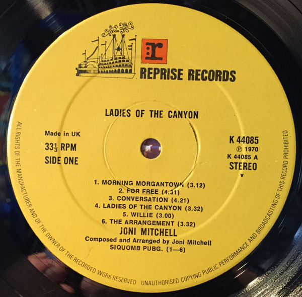 Joni Mitchell - Ladies Of The Canyon | Reprise Records (K 44085)