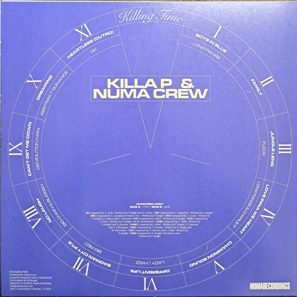 Killa P & Numa Crew - Killing Time | Numa Recordings (NUMARECLP001) - 2