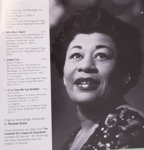 Ella Fitzgerald - The Best Of The Song Books | Verve Records (314 519 804-2) - 3