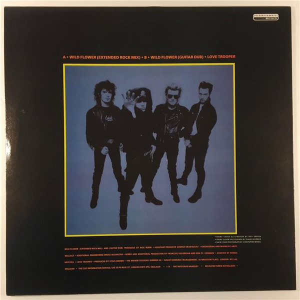 The Cult - Wild Flower | Beggars Banquet (BEG 195 TR) - 2 The Cult - Wild Flower | Beggars Banquet (BEG 195 TR) - 2