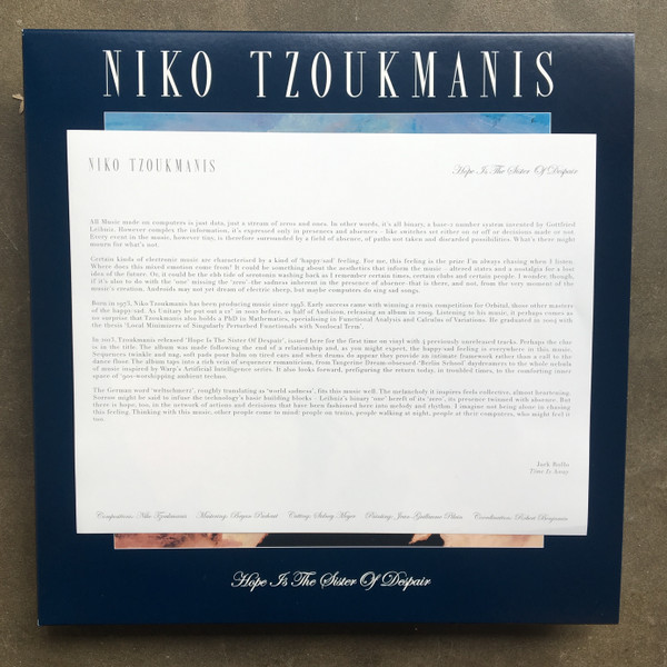 Niko Tzoukmanis - Hope Is The Sister Of Despair | Libreville Records (LVLP-2006) - 3 Niko Tzoukmanis - Hope Is The Sister Of Despair | Libreville Records (LVLP-2006) - 3