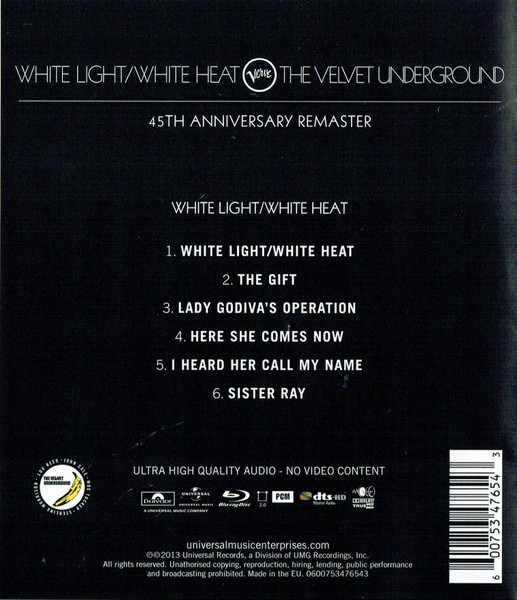 The Velvet Underground - White Light/White Heat CD | Universal Music (0600753476543) - 3 The Velvet Underground - White Light/White Heat CD | Universal Music (0600753476543) - 3