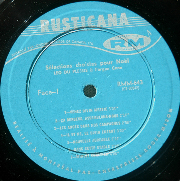 Léo Du Plessis - 15 Selected Christmas Carols | Rusticana (RMM-643) - 3