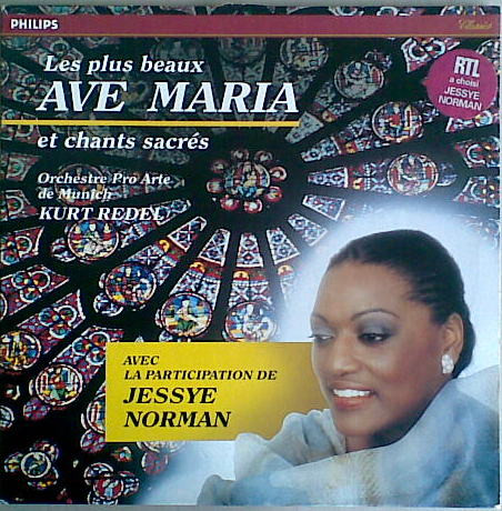 Orchestre Pro Arte De Munich , Kurt Redel Avec La Participation De Jessye Norman - Les Plus Beaux Ave Maria Et Chants Sacrés | Philips (426 054-1) - main