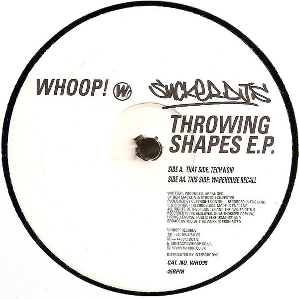 Sucker DJ's - Throwing Shapes E.P. | Whoop! Records (WHO95) - 3