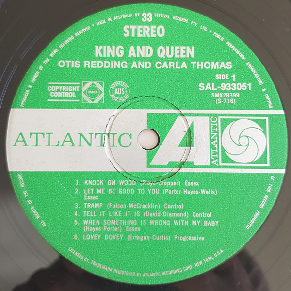 Otis Redding & Carla Thomas - King & Queen | Atlantic (SAL-933,051) - 4 Otis Redding & Carla Thomas - King & Queen | Atlantic (SAL-933,051) - 4