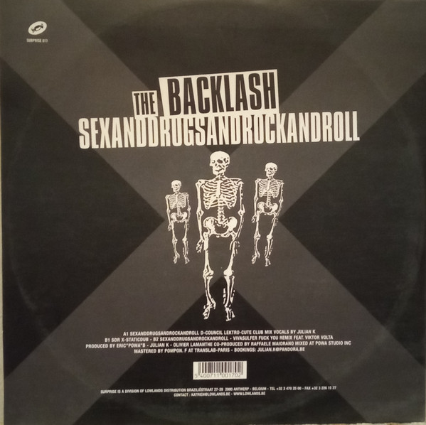 The Backlash - Sexanddrugsandrockandroll | Surprise Records (Surprise 017) - 2