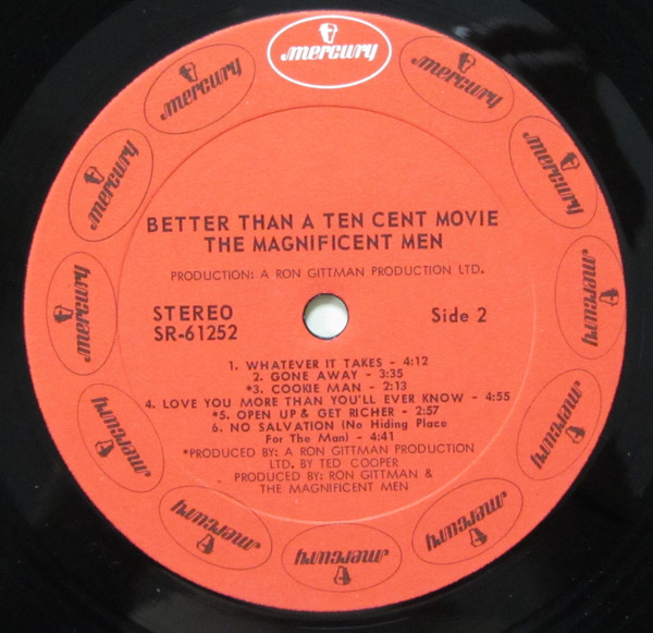 The Magnificent Men - Better Than A Ten Cent Movie | Mercury (SR 61252) - 3