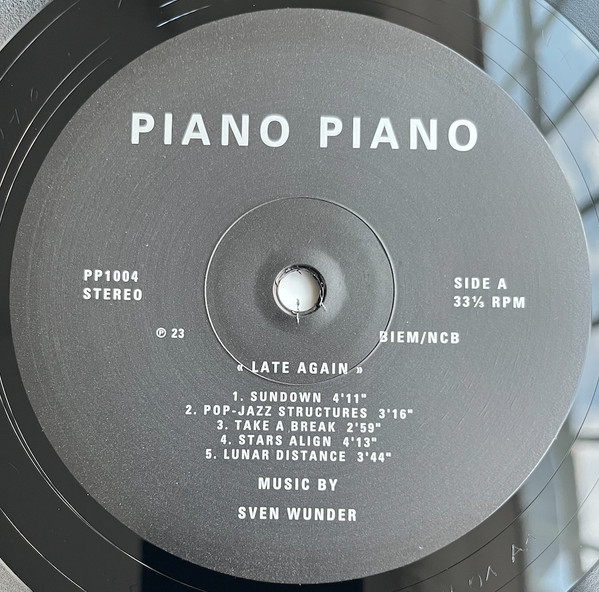 Sven Wunder - Late Again | Piano Piano (PP1004) - 3 Sven Wunder - Late Again | Piano Piano (PP1004) - 3