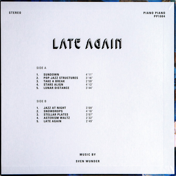 Sven Wunder - Late Again | Piano Piano (PP1004) - 2 Sven Wunder - Late Again | Piano Piano (PP1004) - 2