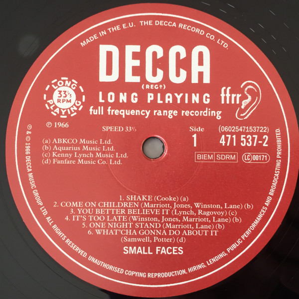 Small Faces - Small Faces | Decca (471 537-2) - 4