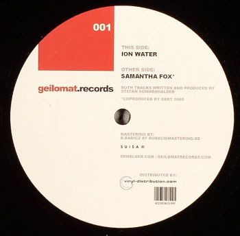 Fan Erhalder - Samantha Fox EP | Geilomat Records (GEIL 001) - 2