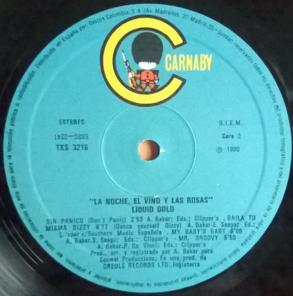 Liquid Gold - La Noche, El Vino Y Las Rosas - Vinilo | Carnaby (TXS 3216) - 4 Liquid Gold - La Noche, El Vino Y Las Rosas - Vinilo | Carnaby (TXS 3216) - 4