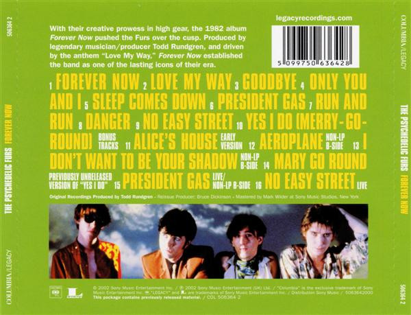 The Psychedelic Furs - Forever Now | Columbia (506364 2) - 2