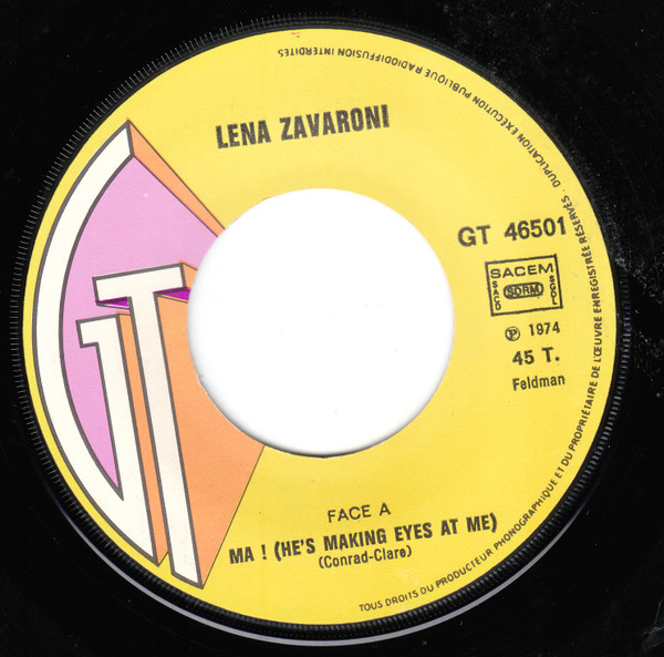 Lena Zavaroni - Ma! (He's Making Eyes At Me) | GT (GT 46501) - 3