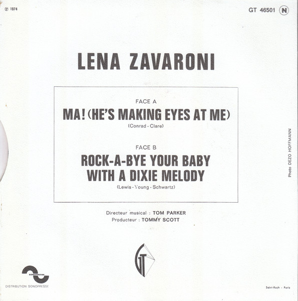 Lena Zavaroni - Ma! (He's Making Eyes At Me) | GT (GT 46501) - 2