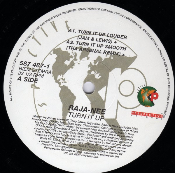 Raja-Neé - Turn It Up | Perspective Records (587 487-1) - 2