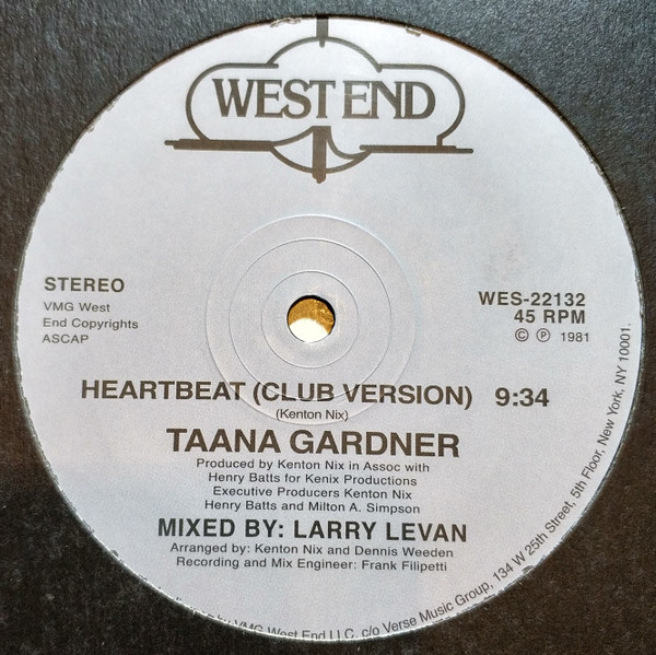 Taana Gardner - Heartbeat | West End Records (WES 22132) - 2 Taana Gardner - Heartbeat | West End Records (WES 22132) - 2