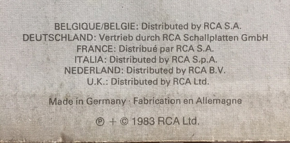 Eurythmics - Sweet Dreams (Are Made Of This) | RCA (PL 70014) - 4